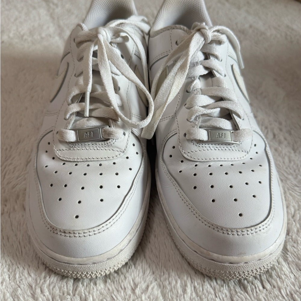 White Nike Air Force One Sneakers